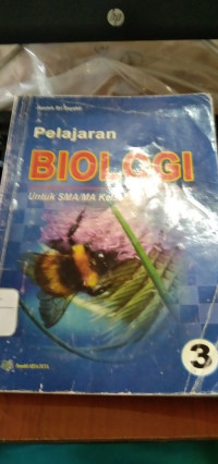 Image of Pelajaran Biologi 3 Untuk SMA/MA Kelas XII
